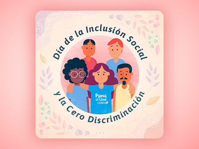 Día de la inclusión social y la Cero Discriminación illustration instagram post