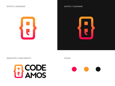 Codeamos - Identidad de Marca branding design logo