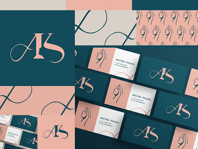 Alis.adosKeratin branding design logo monogram