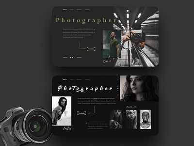 Photographer photo photographer webdesign website