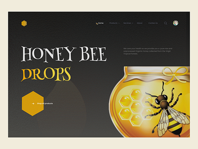 Website Home page branding design designer hogoco hogocostudio honey honey bee jenisha dhas ux uxdesign website design website home page