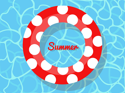 Swimming summer badge 2021 bagde illustrator summer water weeklywarmup