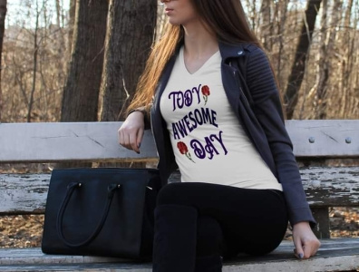 Tody Awesome Day_typography T-shirt Design