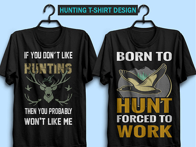 Hunting T-shirt Design_by Dridddle