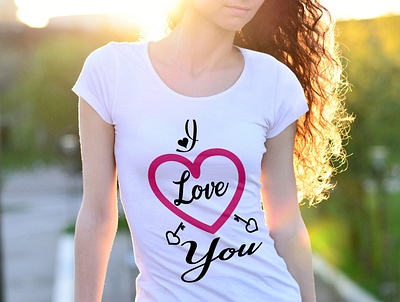 I love you_ valentine day T-shirt design dog t shirt tshirtprinting tshirts tshirtslovers tshirtstyle typography valentine day valentines valentines day valentinesday vintage