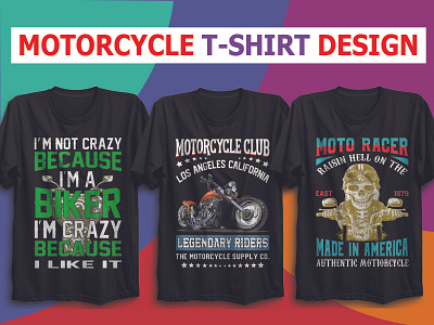 Motorcycle T-shirt Design