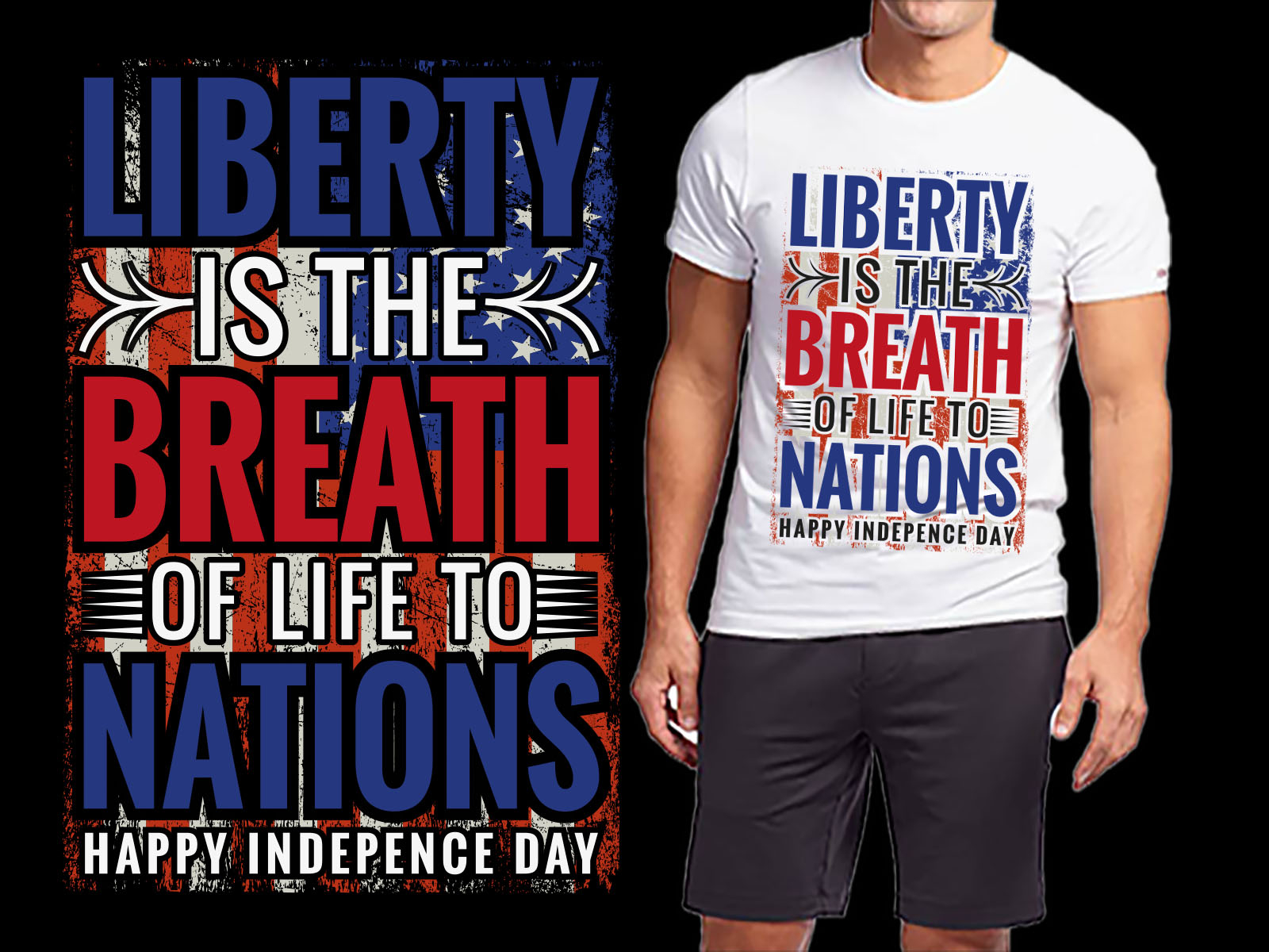 U S A Independence Day T Shirt Design By Arman Islam On Dribbble