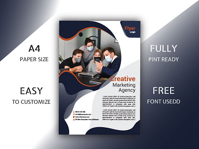 Creative Business Marketing flyer template