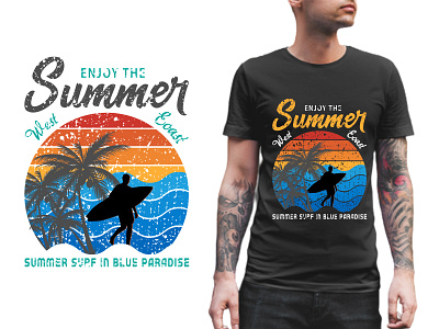 Enjoy The Summer Best T-Shirt Designs t shirt design for upwork client