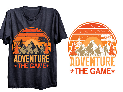 Adventure the game tshirt design