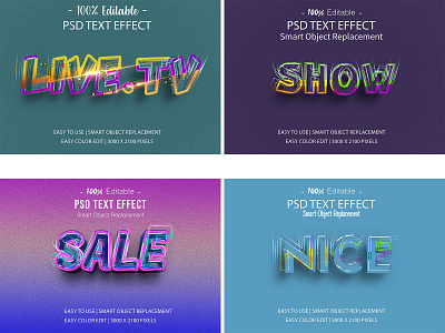 3d text effect design in Photoshop 3d live tv nice sale show text text design text effect