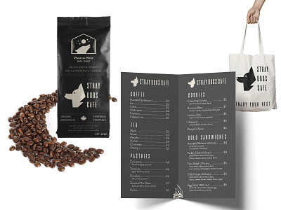 Stray Dogs Cafe | Branding & Packaging branding coffee design graphic design illustration logo package design