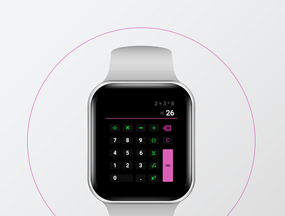 Apple Watch - Calculator apple watch calculator ui
