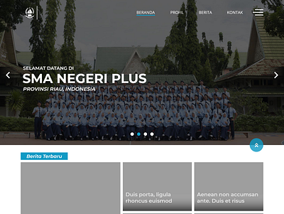 REDESIGN WEB SMANPLUS RIAU design ui ux web website concept