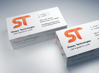 ST Bussiness Cards branding branding cards bussiness logo company cards design graphic design logo