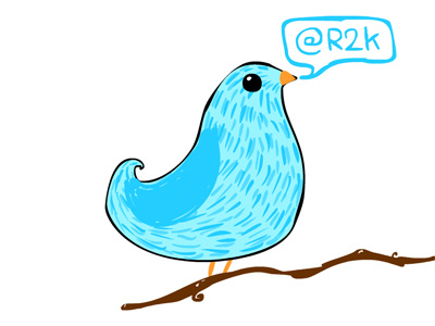Bird bird blue illustration