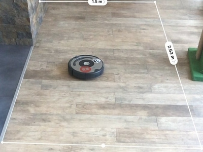 A stupid idea for Roomba's cleaning area ar idea prototype roomba