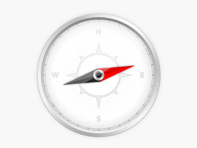 Compass compass illustration red silver white