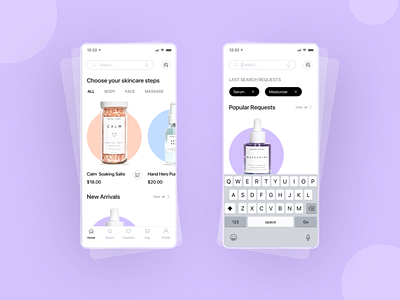 Mobile App for skincare products