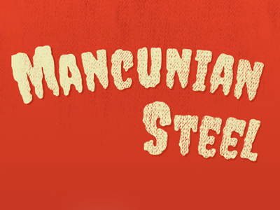 Mancunian Steel css css3 fittext.js lettering.js manchester texture typography web