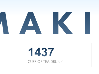 Cups of tea drunk css css3 web