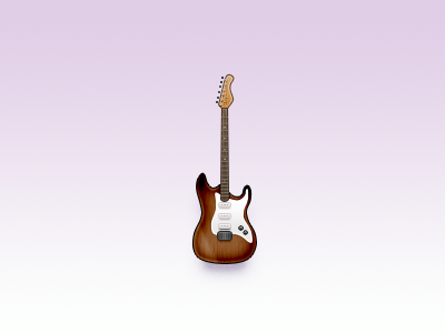 Icon Battle #5 - Guitar fender guitar icon icon battle rebound stratocaster sunburst