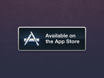 Available On The App Store app store apple button gloss icon ios web