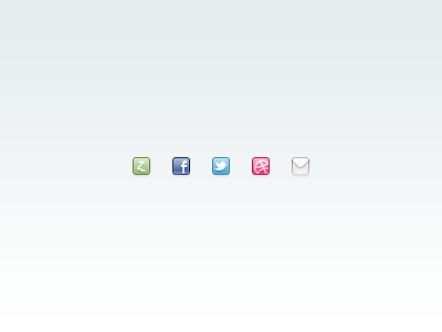 Icons dribbble email facebook icons networks social twitter web zerply