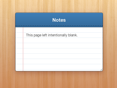Notepad [CSS]