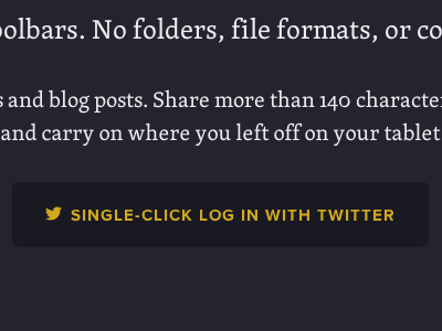 Single-click Log In