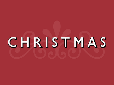 Christmas christmas free throw gill sans marks and spencer practice red typography