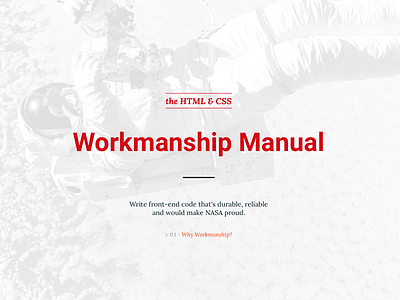 Workmanship Manual