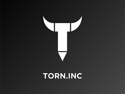 TORN LOGO (COMMISSION WORK DONE) brand identity branding commision work designer flat graphic design icon logo minimal typography vector