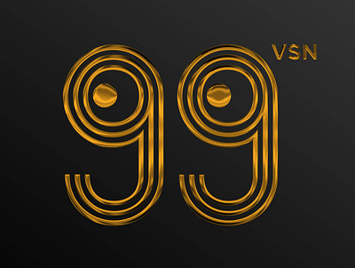 99 VSN LOGO 3d animation brand identity branding design flat graphic design icon illustration logo minimal motion graphics ui