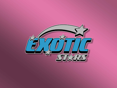 EXOTIC STARS LOGO brand identity branding design flat graphic design icon illustration logo minimal ui
