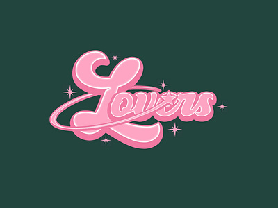 LOVERS LOGO appareldesign brand identity branding designapparel designclothing y2k