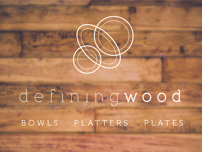 Defining Wood brand logo wood