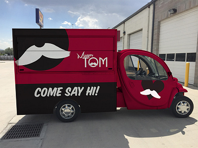 TOMobile food truck illustrator photoshop vector vehicle wrap
