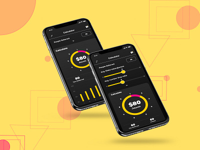 "The Networker" | Direct Marketing Revenue Calculator application behance branding branding design calculator dailyui dark dark app dark mode dark theme dark ui dashboard design designinpiration digital minimal mobile app mobile ui ui uiux