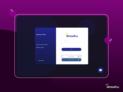 Option Flow Dark Landing Page and Dashboard Design behance branding creative design dark theme dark ui dashboard designinpiration futuristic ui landingpage mobile ui trading platform ui uiux