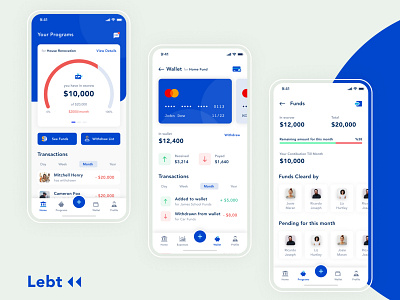 Lebt | Community Investment Pool app design concept aesthetic application behance branding branding design community app designinpiration digital investment app mobile ui ui uiux