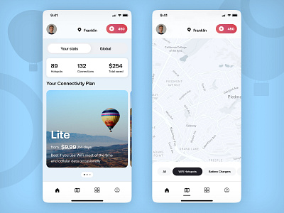 Travel connectivity  Mobile App | Ui/Ux Design