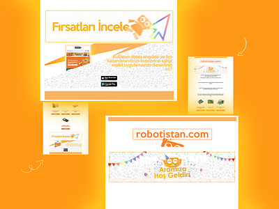 robotistan.com Welcome Email Design