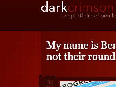 dark crimson 2008 site render dark crimson red website