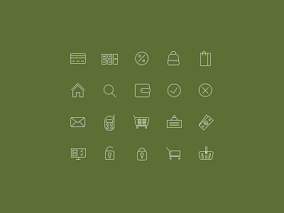 Online Store Icon Set abstract icons freebie icon set psd icons online shop icons
