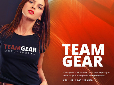 Team Gear - Online shop template free psd freebie freebie template psd psddd shop template single page template web template