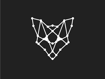 wolf classy modern wolf geometry wolf logo wolfline