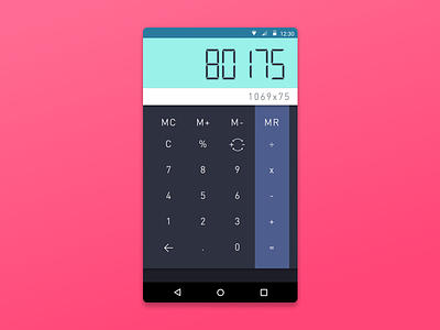 Daily UI 004: Calculator calculator daily ui dailyui ui design