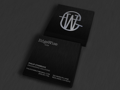 Edgewise Cards branding business cards
