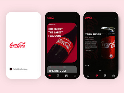 Coca-Cola design uidesign ux design